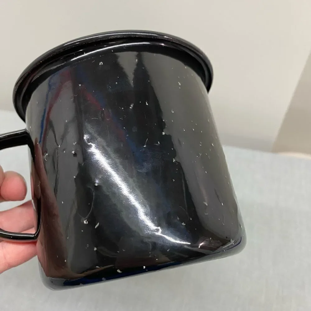 Funny Enameled Metal Mug